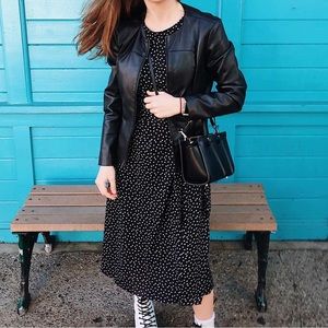 Zara polka dot dress